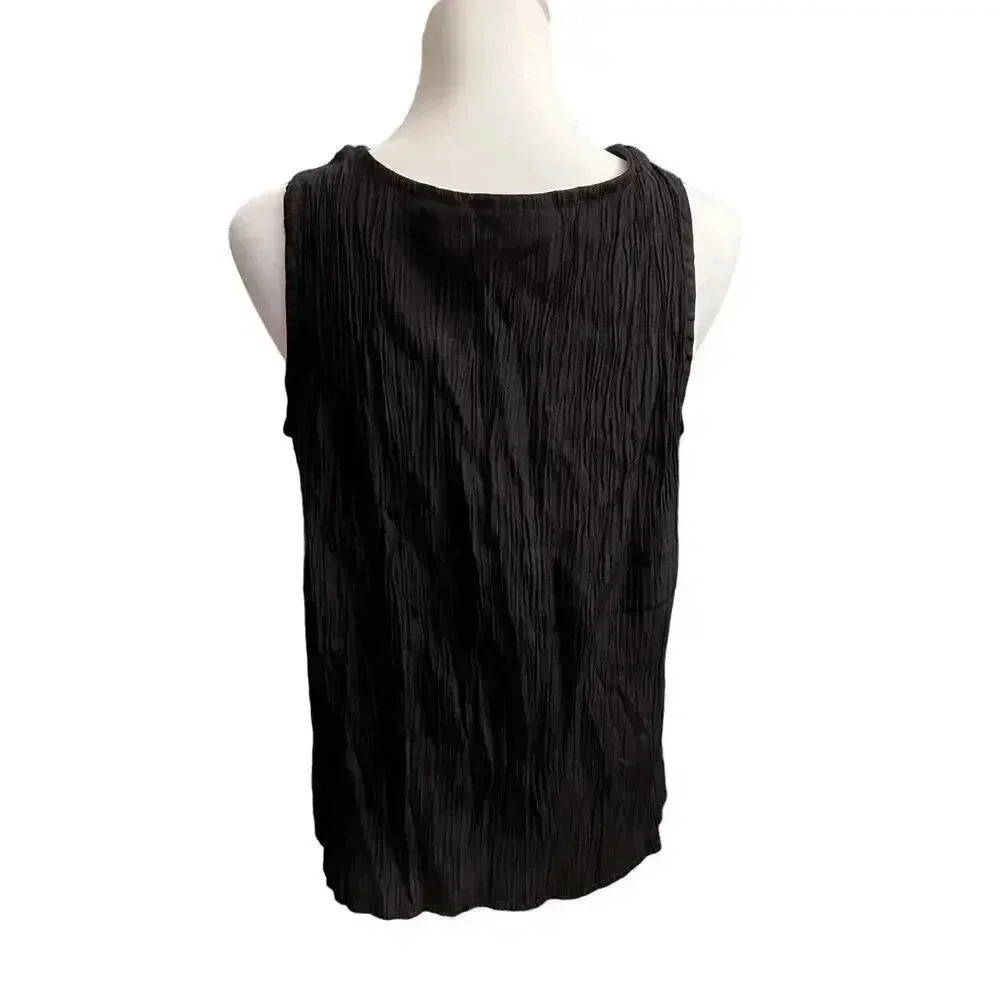 Jaclyn smith classic tank top rayon poly blend xL black - Picture 2 of 5